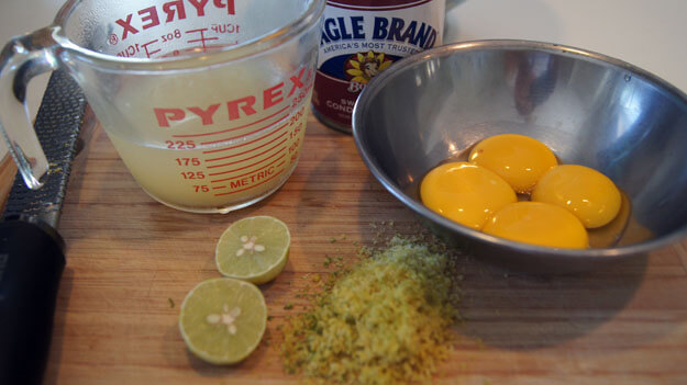 Photo of Key Lime pie ingredients