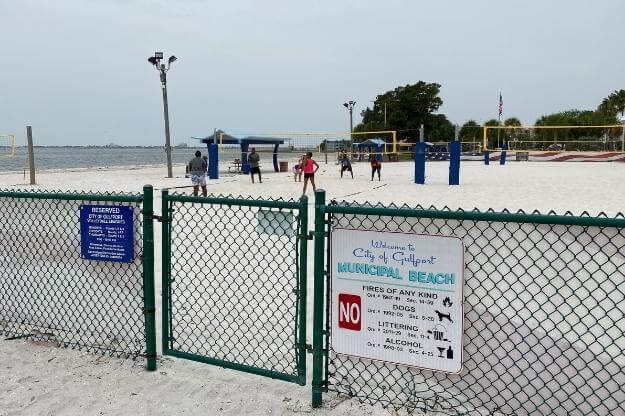 Photo of city of Gulfport Municipal Beach volleyball courts