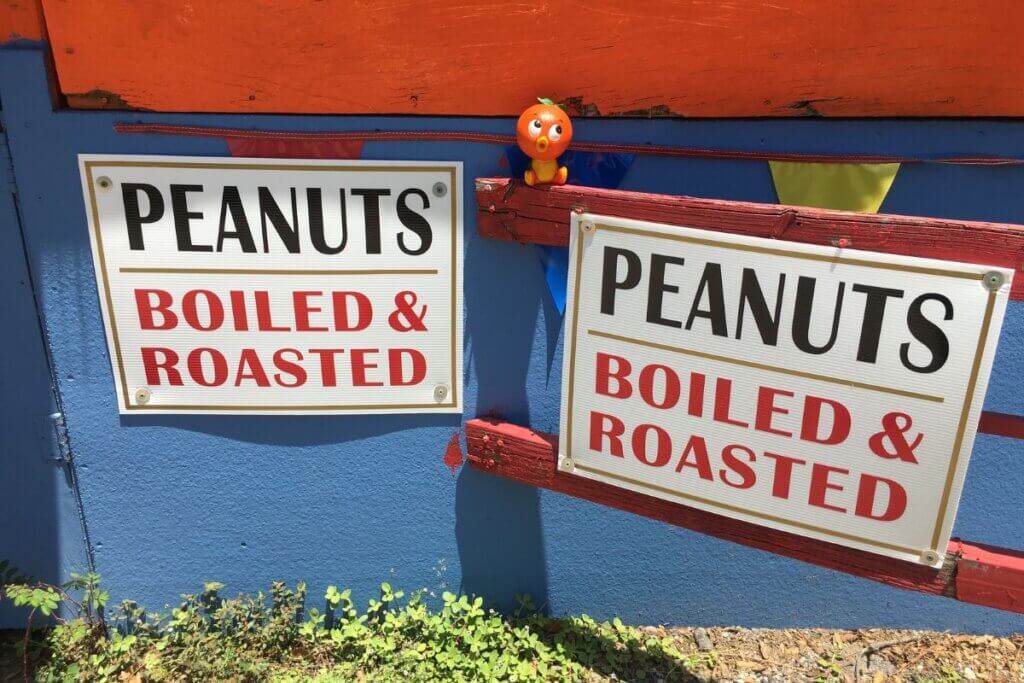 Waldo Farmers and Flea Market boiled and roasted peanuts