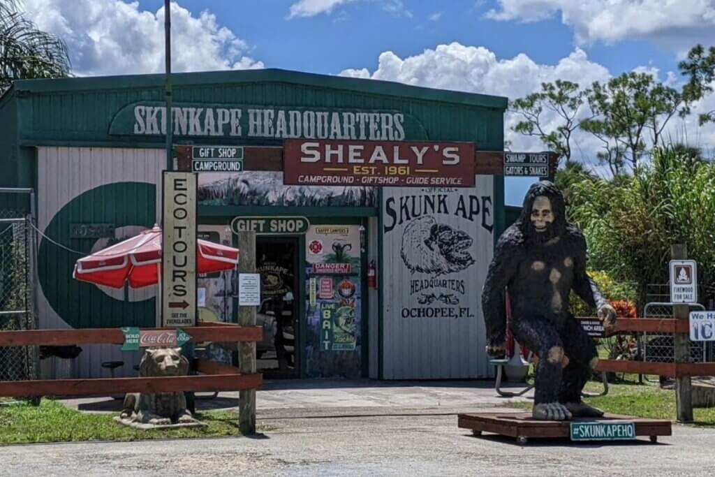  Skunkape Headquarters in Ochopee Florida