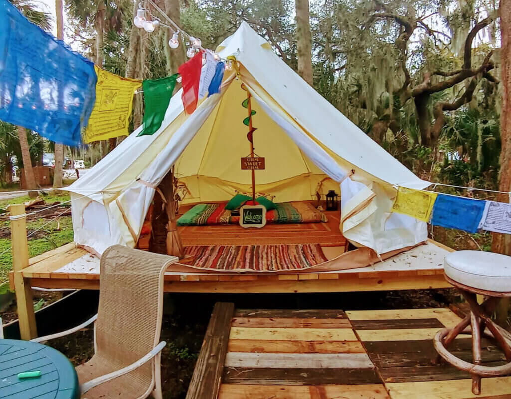 Yurt at Runaway Bay Lodge 